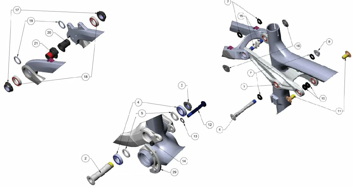 Trek Remedy Carbon 2012, 284029 (Nr.9), Mutter, M10x1.5, 7.0mm 5 Trek Remedy Carbon 2012, 284029 (Nr.9), Mutter, M10x1.5, 7.0mm – Bild 3