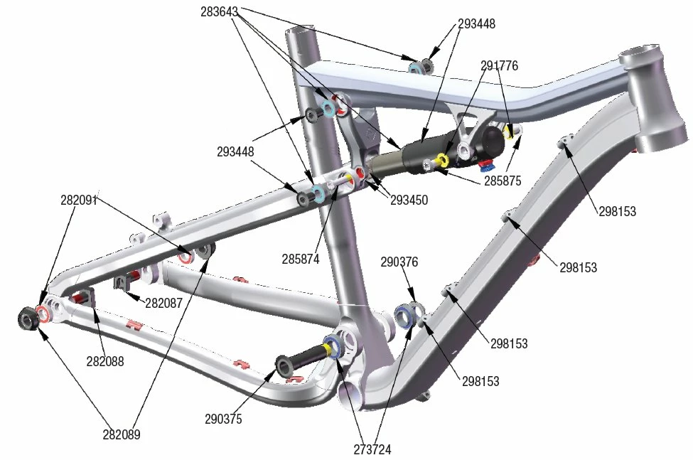 Trek Roscue 2009, 290375 (Nr.7), Main Pivot Thru Axle M16x1.5 5 Trek Roscue 2009, 290375 (Nr.7), Main Pivot Thru Axle M16x1.5 – Bild 3