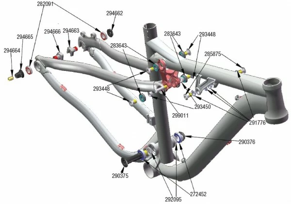 Trek Rumblefish 2010, 307718, ABP Ausfallende, Antriebsseite 3 Trek Rumblefish 2010, 307718, ABP Ausfallende, Antriebsseite