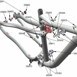 Trek Rumblefish 2010, 307719, ABP Ausfallende, Nicht-Antriebssei -Sattelstützen Verkaufsgeschäft 56675 0