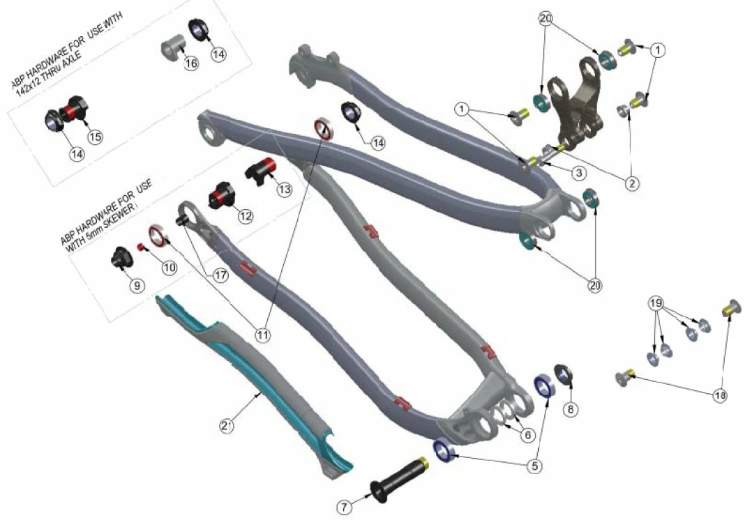 Trek Rumblefish 2012, 305084 (Nr.9), Mutter 5 Trek Rumblefish 2012, 305084 (Nr.9), Mutter – Bild 3