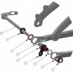 Trek Lush Carbon 2012, 306006 (Nr.8), Dichtungsring, I.D. 17.0mm