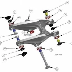Trek Lush Carbon 2012, 311604 (Nr.19), Dichtungsring, I.D. 10mm,