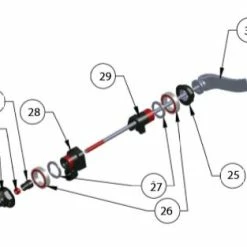 Trek Lush 29 2013-14, Nr.29, 304640, ABP Convert Pivot Bolt, Non-drive Side For 135x5mm Axle 7 Trek Lush 29 2013-14, Nr.29, 304640, ABP Convert Pivot Bolt, Non-drive Side For 135x5mm Axle -Sattelstützen Verkaufsgeschäft Bild1Yw9qfg8HNgaDb 1