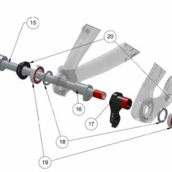 Trek Superfly FS 2013-14, Nr.17, 301805, ABP Convert Pivot Bolt, Drive Side For 142x12mm Axl -Sattelstützen Verkaufsgeschäft Bild1qaq3C985QeMBc