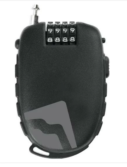 Merida Kabelschloss Ausziehbar 120 Cm Schwarz/grau 3 Merida Kabelschloss Ausziehbar 120 Cm Schwarz/grau